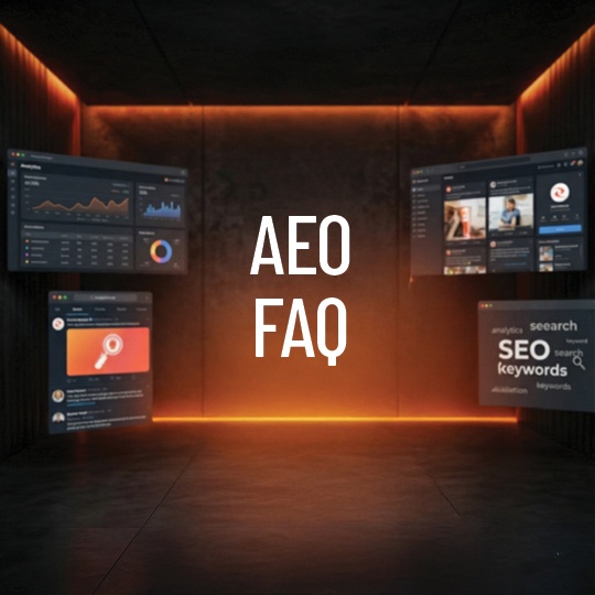 AEO marknadsföring och FAQ för synlighet i AI sökning. R-Creative hjälper dig att synas i bruset. R-Creative - din expert inom digital marknadsföring och sociala medier samt framtagning av texter till webb och SoMe. Vill ni synas i Googles svarsrutor och driva mer relevant trafik till er webbplats? Då är AEO – Answer Engine Optimisation 